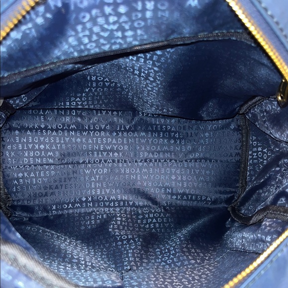 Kate Spade Navy Backpack with Floral Accents - Picture 7 of 8